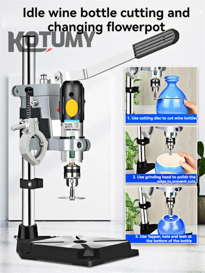 プロフェッショナルガラスボトルカッター 電動切断機 DIY用