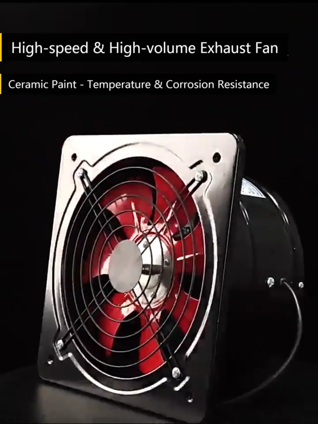 Strong Suction Smoking Room Bbq Exhaust Fan Air Extractor Indoor Silent