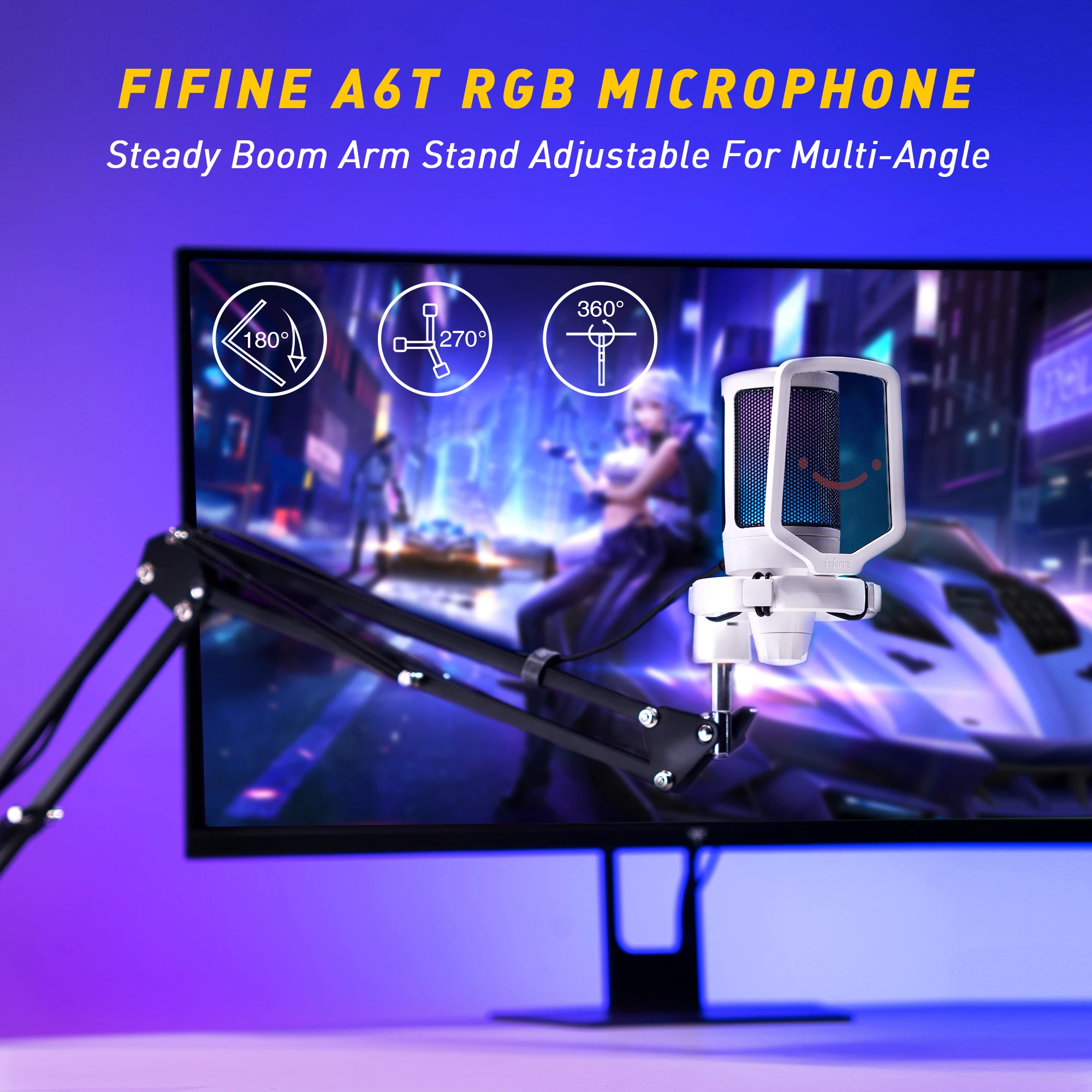 配信機器・PA機器・レコーディング機器 fifine AMPLIGAME A6T Amazon.com: FIFINE Gaming PC USB Microphone Kit with Metal