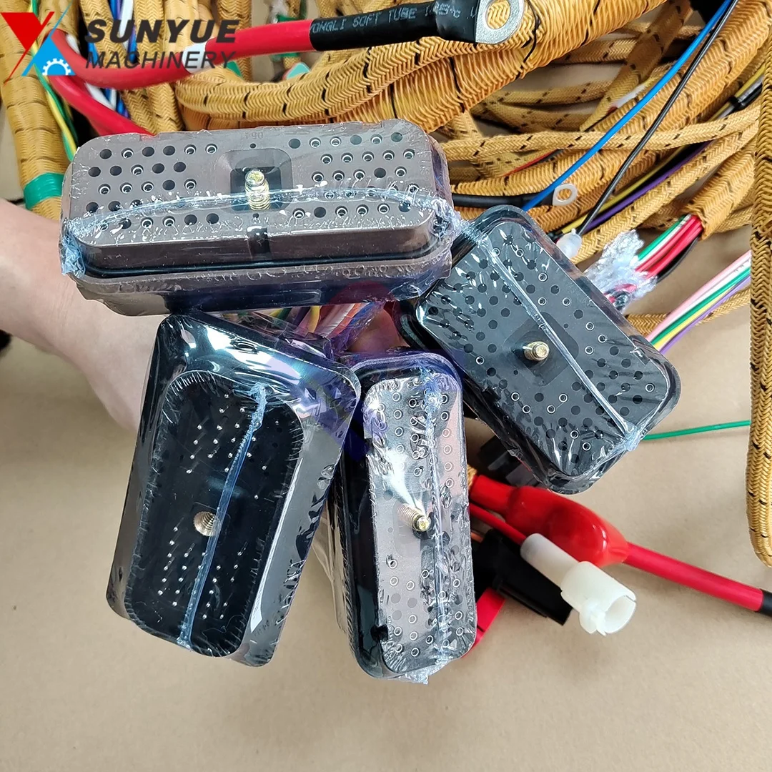 C7 Chassis Wiring Harness Assembly for Excavator Parts, P/N 283
