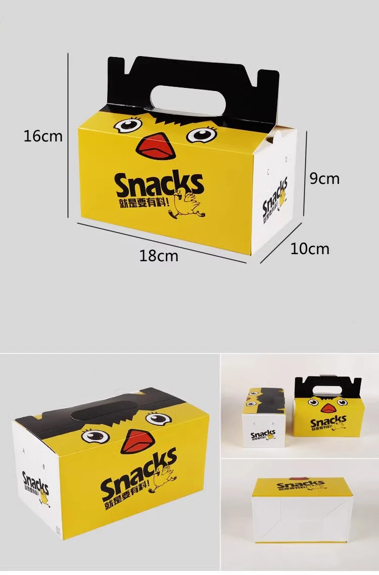 Factory Food Container Take Out Fast Food Paper Packaging Box Customize