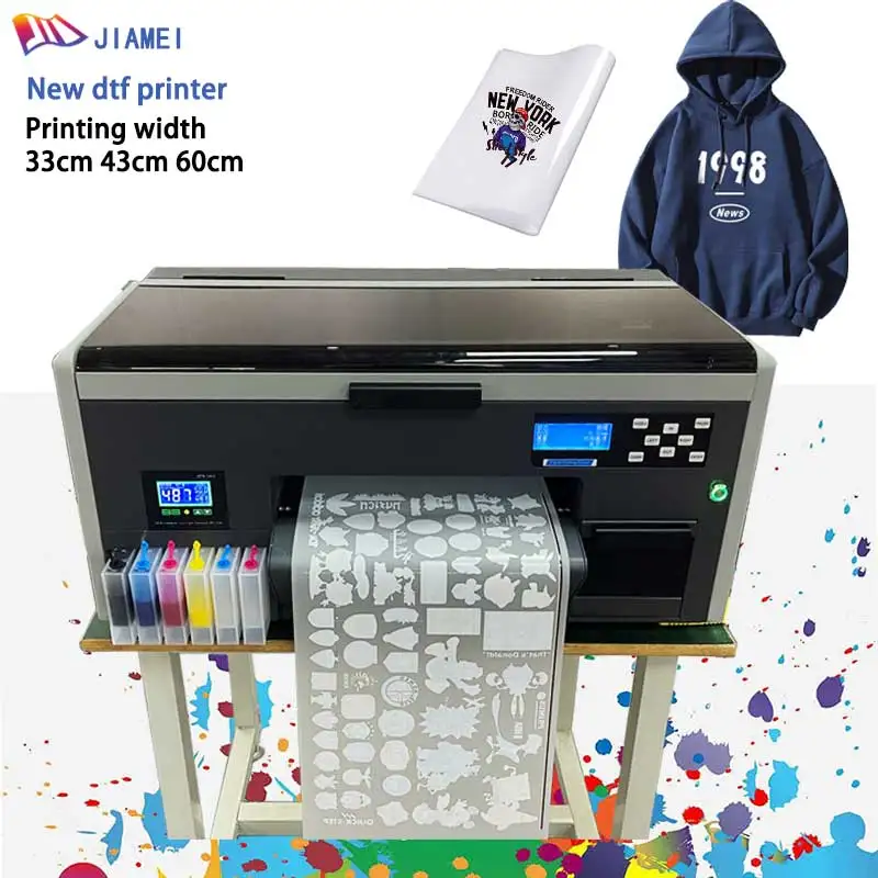 Imprimante Dtf Multifunctional A3 Print Dimension Epson I3200 Heads Dtf Inkjet Printer for t Shirt Print factory