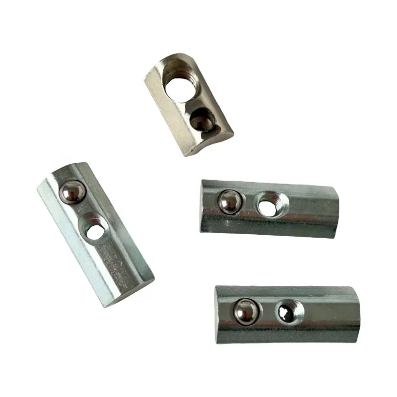 Galvanized Carbon Steel T-Nuts M4 M5 M6 M8 Hammer Head Fastener with T Slot for 4040 Series Aluminum Profile for Heavy Industry