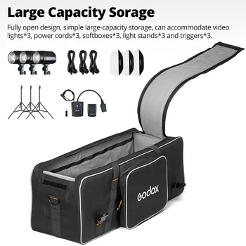 Godox CB-05 Photography Photo Studio Flash Lighting Stand Set Carry Case Outdoor Photography Portable Storage Bag detail image
