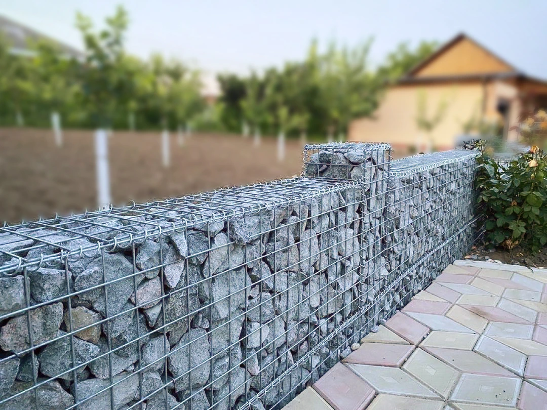 Galfan Welded Fence Gabion Retaining Walls 200x100x50 Welded Gabion Box ...