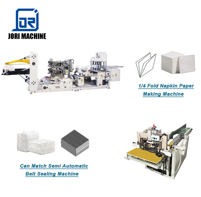 Small Business Factory Napkin Tissue 1/4 Square Fold Paper Napkin Tissue Paper Processing Machinery Product Making Machinery