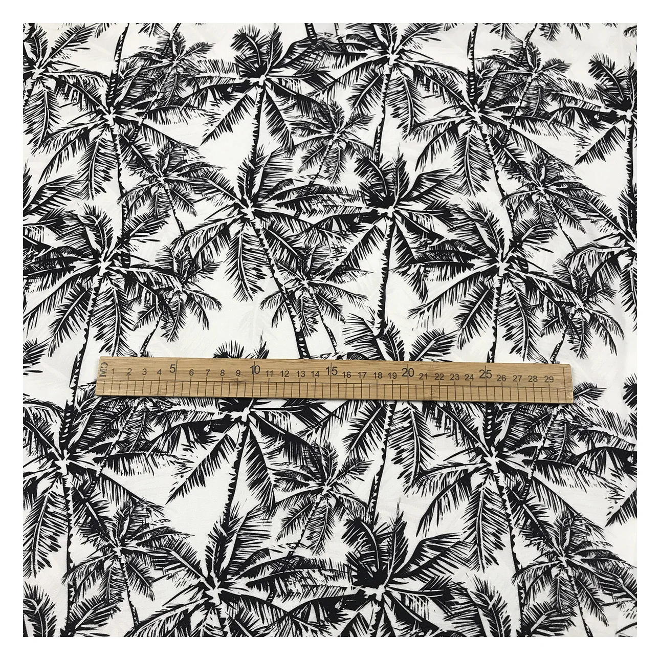 Оптовая продажа горячая Распродажа тропическая Кокосовая пальма дизайн Гавайский стиль цифровая печать искусственный шелк Мужская вискозная ткань рубашки для одежды