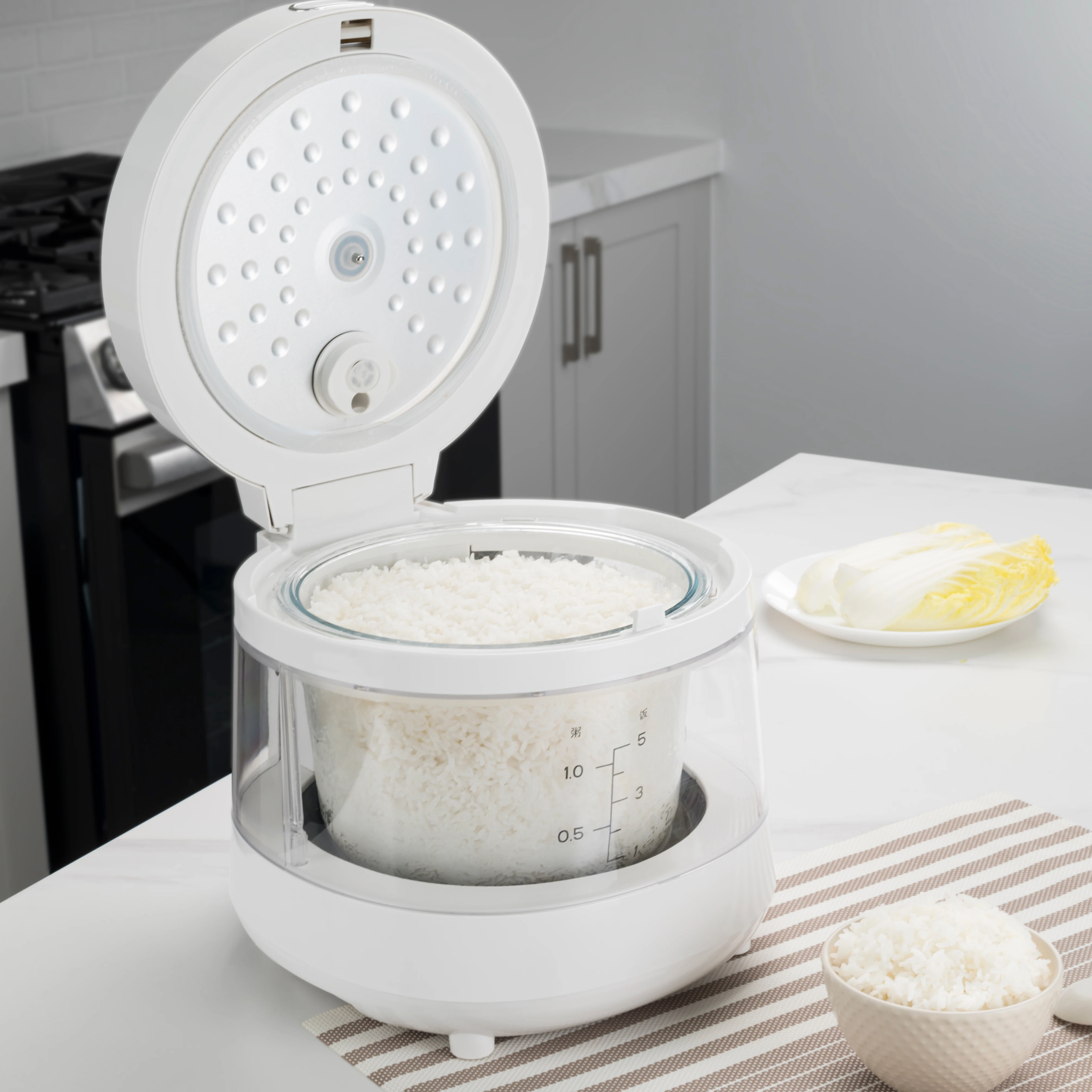 Alibaba.com: Multifunctional 3L Electric Rice Cooker with Transparent ...