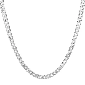 Fashionable Minimalist Unisex Chain Necklace Plating Colors Optional Silver Chain Necklace Custom