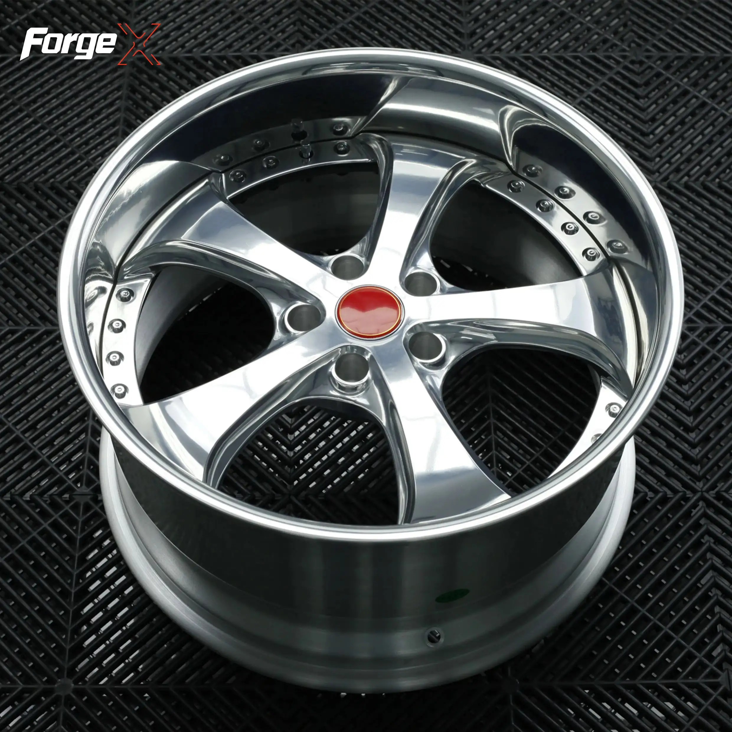Forgex VSKF Style 2/3 Piece Forged Wheels 18 19 20'' Deep Lip Polished 5x114.3 for Lexus IS300  Nissan 350Z 370Z  GS300 S13 R32