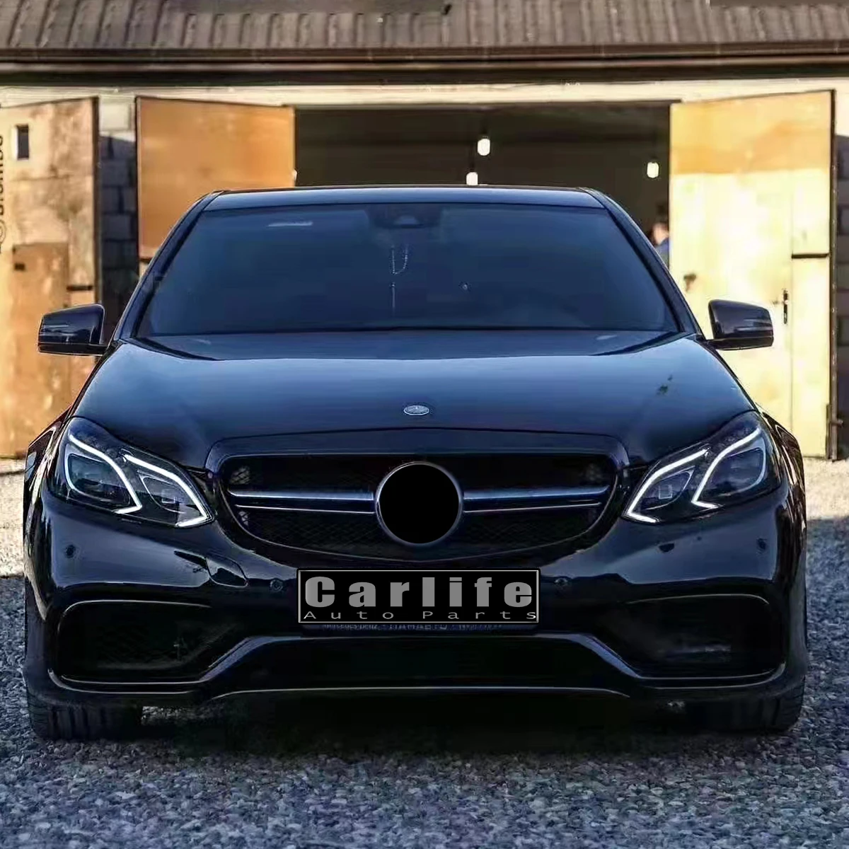 Unpainted E63 AMG Style Front Bumper Cover For Mercedes E-Class W212 E350 2010-2013