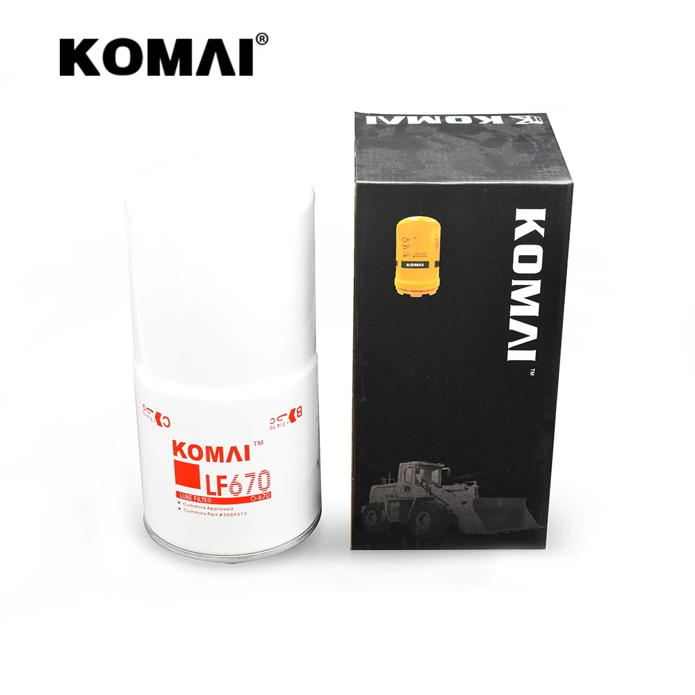 Oil Filter Cross Reference - Komai O-670 for Doosan