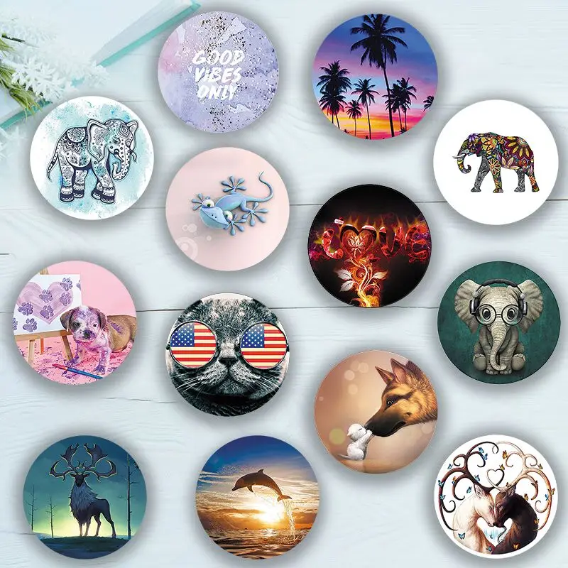 Лучшее качество популярный на заказ складной держатель для телефона с кольцом палец