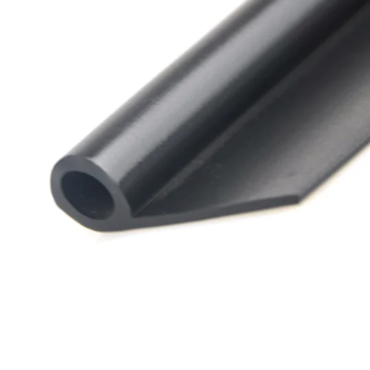 OEM Rubber Extrusion EPDM Shock Absorbing Rubber Foam Buffer Strip Processing As Per Your Drawing