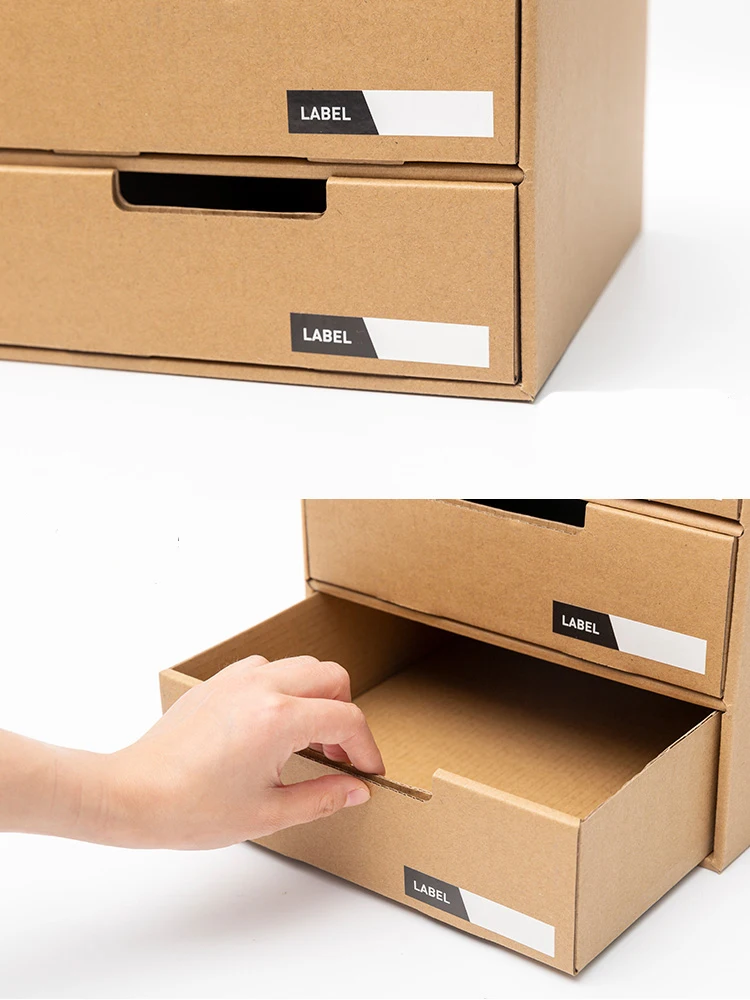 
 Коробка из крафт-бумаги, коробка для приема, коробка для рабочего стола, ящика для отделки, Офисная папка, коробка для хранения, многослойная бумага для приема  