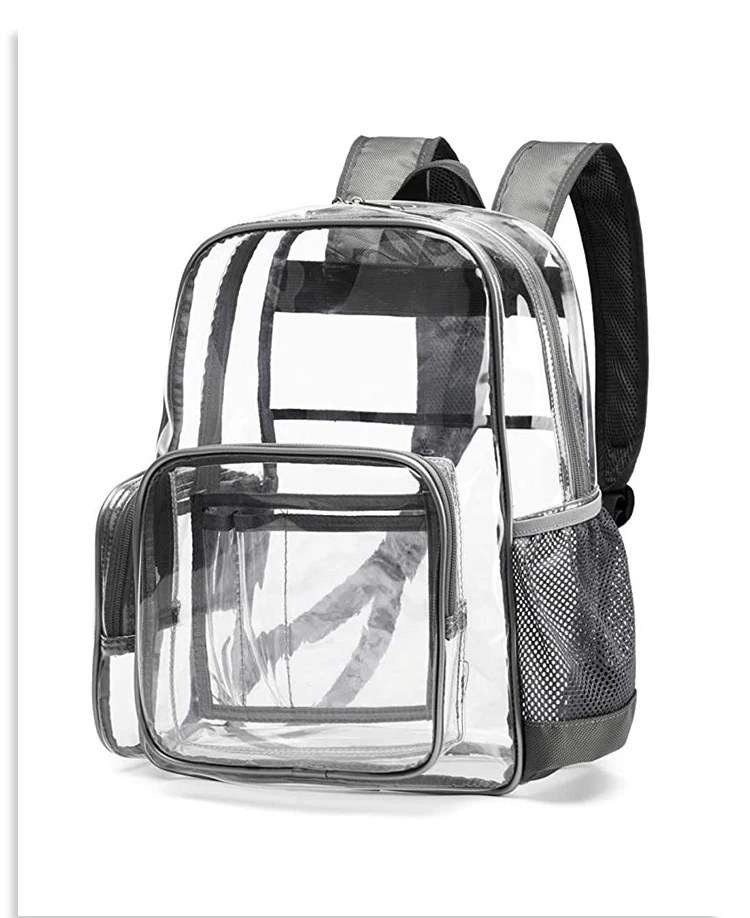 Outdoor Transparent Pvc School Clear Backpack Bag - Buy Backpack Clear ...