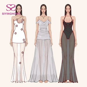 Small Moq Oem Party Wear Dress Supplier Custom Design Premium Women Clothing Manufacturers Brand Designer Dresses with Your Logo