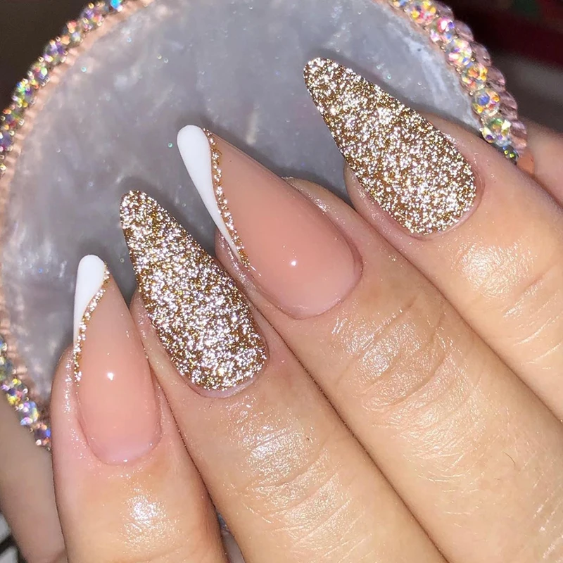 TikTok Hot Selling Products beauty supplies Long Ballerina acrylic powder wholesale presson nails accessories art