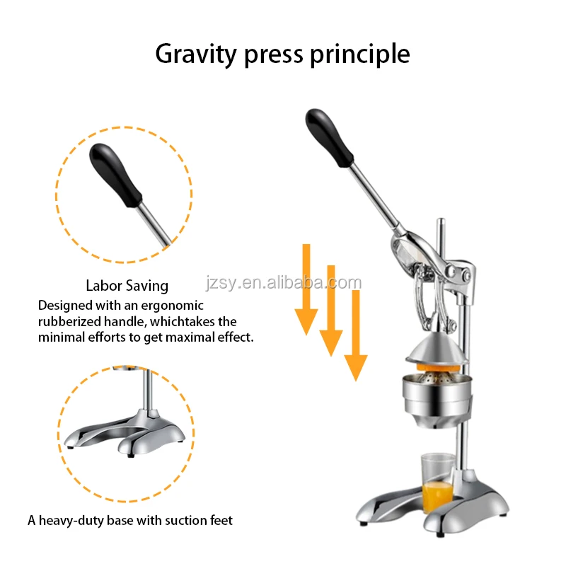 Factory Supply Multifunction Home Use Hand Press Watermelon Fruit Juice Extractor Machine/Stainless Steel Manual Juicer - Image 4