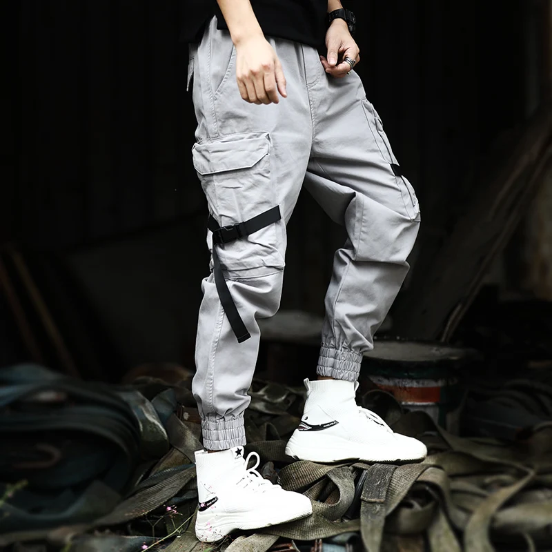 track pants with cargo pockets