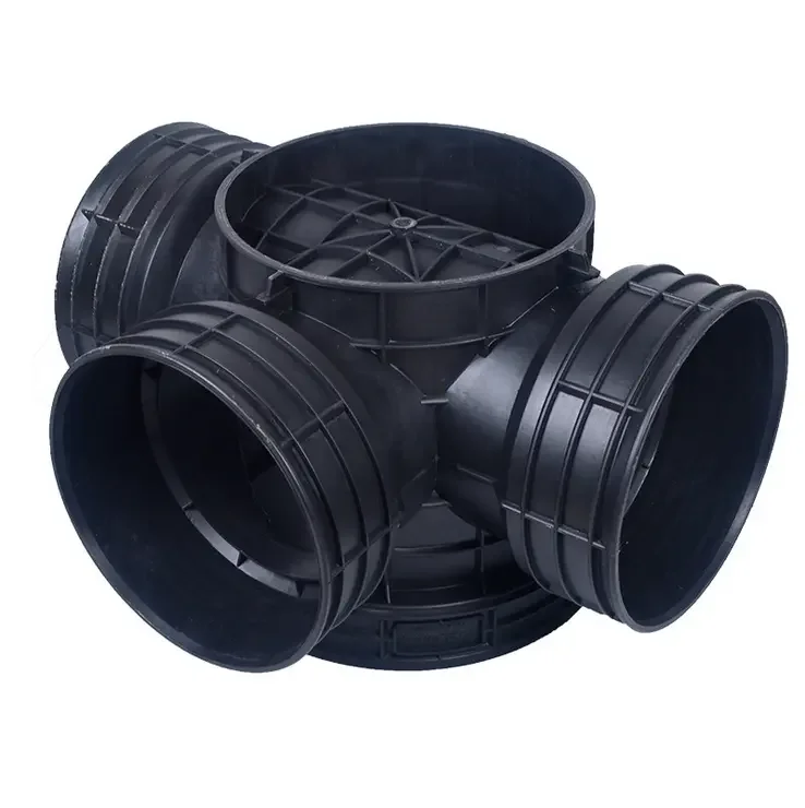Pe Inspection High Quality Flexible Underground Drainage Sewage System Plastic HDPE ...