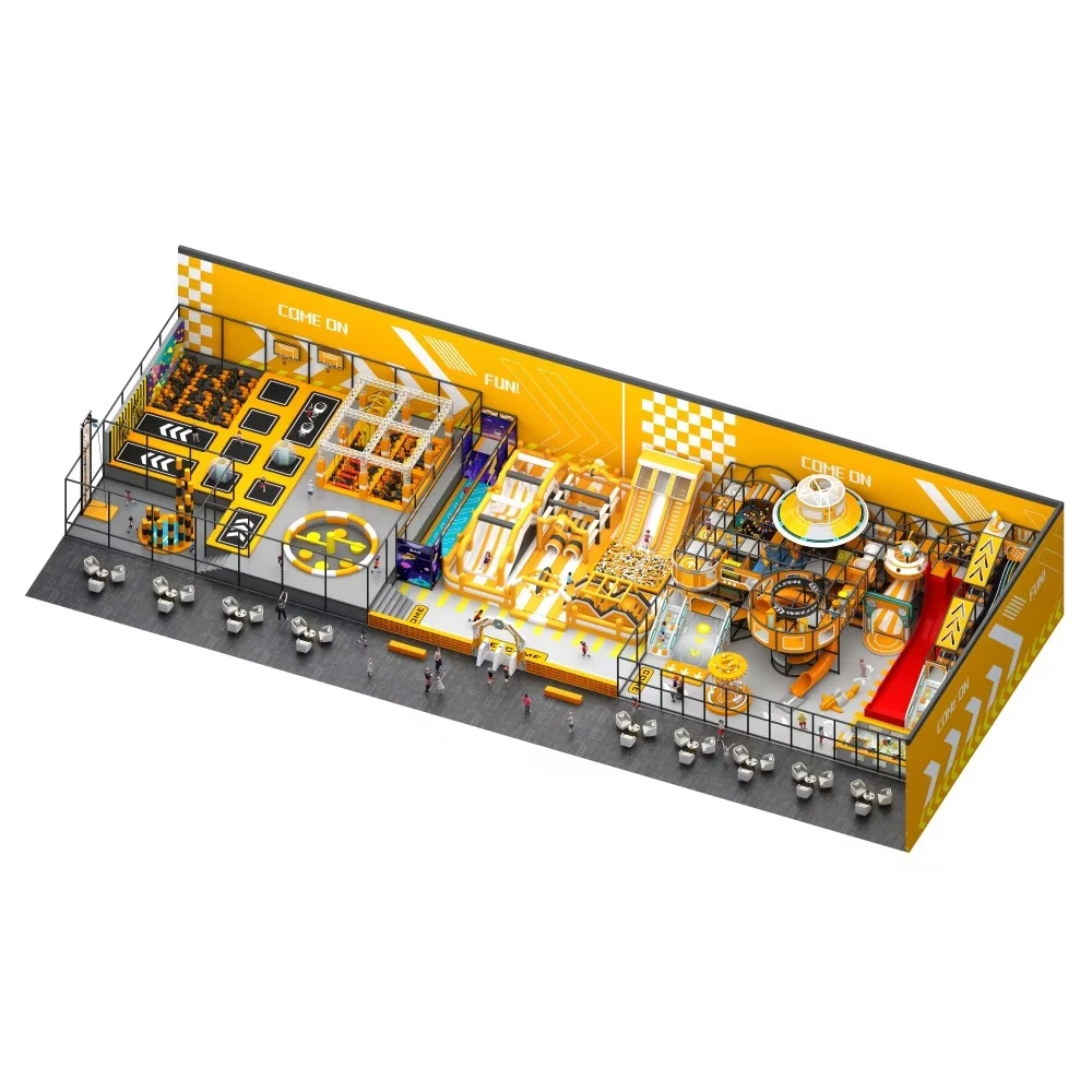 Feelkids Indoor PE Board & Galvanized Pipe Multi-Play Activity Center for Playroom 〉1000kg Capacity  〉15 Users