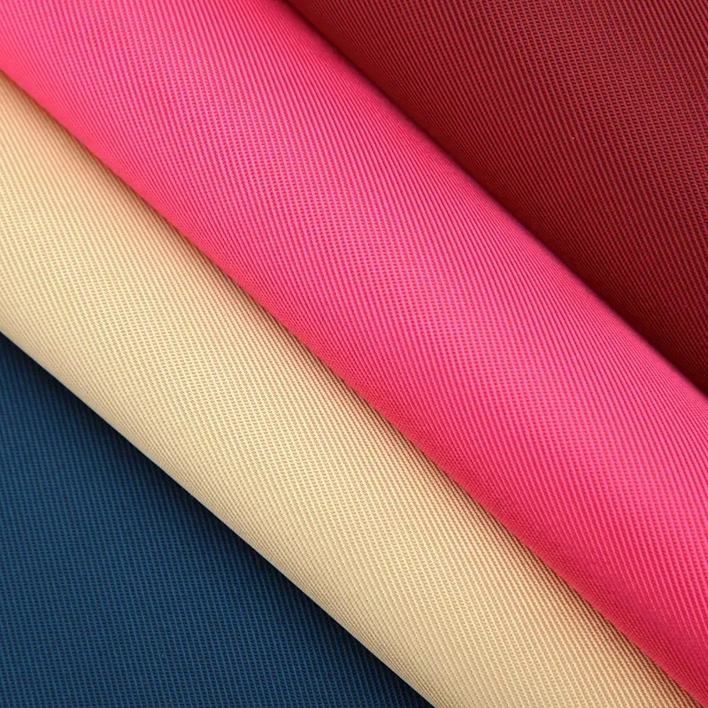 200 Gsm Twill Fabric Blended Polyester Poly Cotton Spandex for Workwear Shirts and Bags Plain Style Fashion Uniform Material