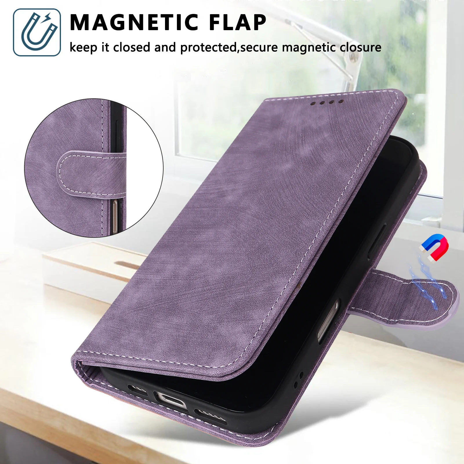 Wholesale Magnetic NFC Credit Card Holder Phone Case for Vivo V40E Y300 S20  Pro Y19S X200 Pro Flip PU Leather Wallet Cover