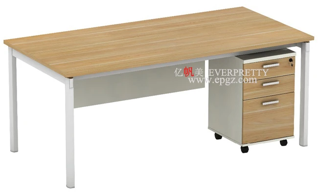 Simple Design School Furniture Teacher Table With Drawers For Staff