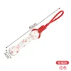 Red and white dumbbell-shaped strap