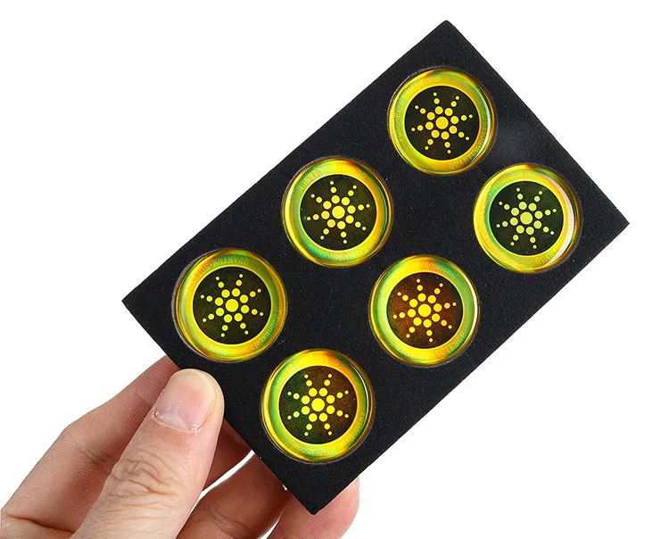 Wollet круговые энергетические узоры защищают Беременные зародыши мобильный телефон ЭМФ защита от излучения наклейка