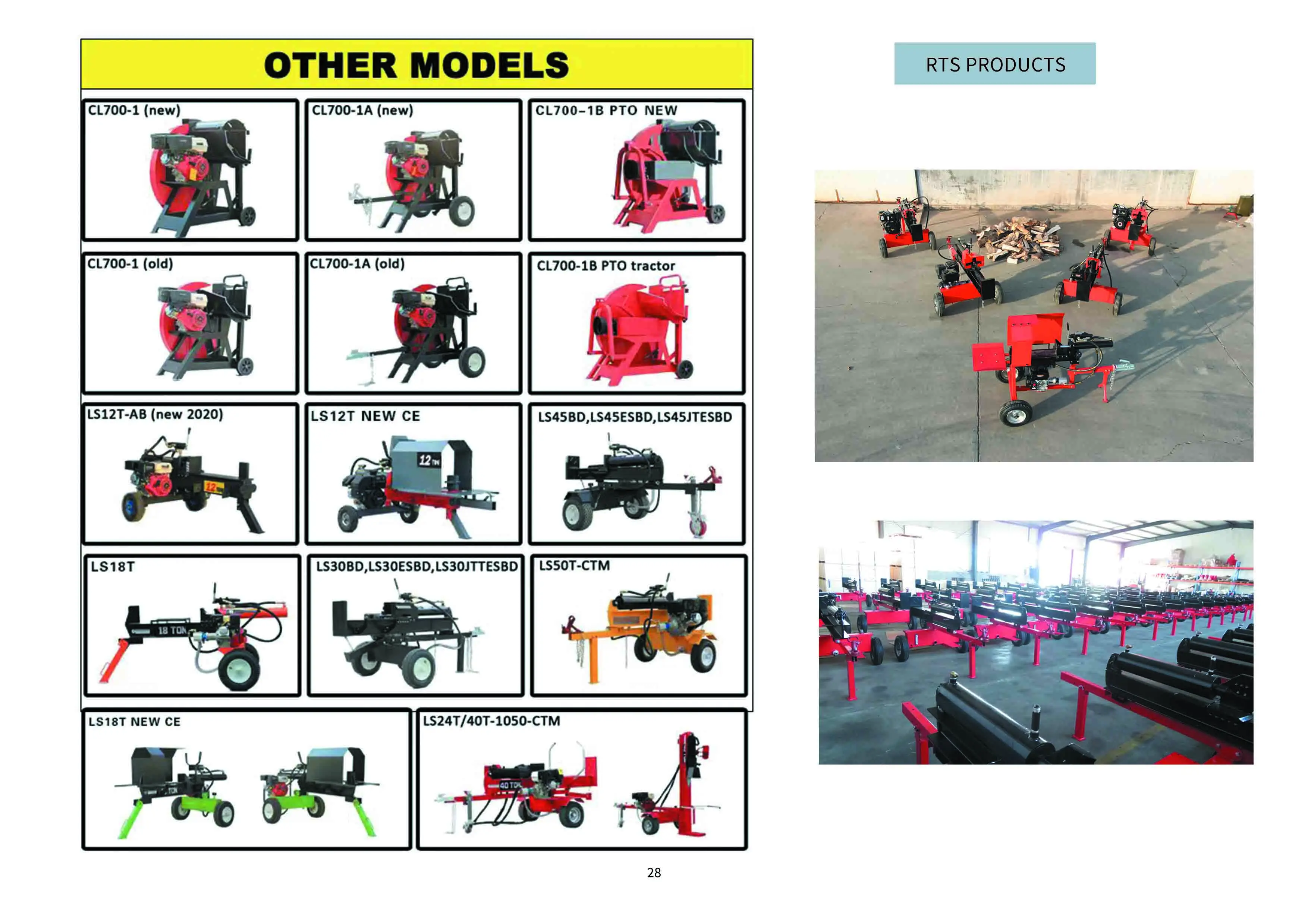 30ton Diesel Engine Log Splitter Wood Splitting Machine With Quick