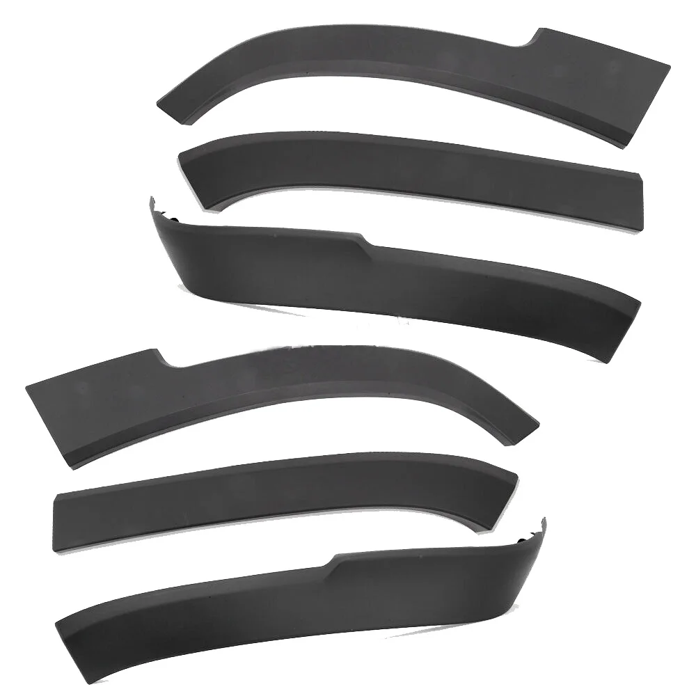 6PCS Rear Left Right Wheel Opening Molding Fender Flare For Jeep Cherokee 2013-2018