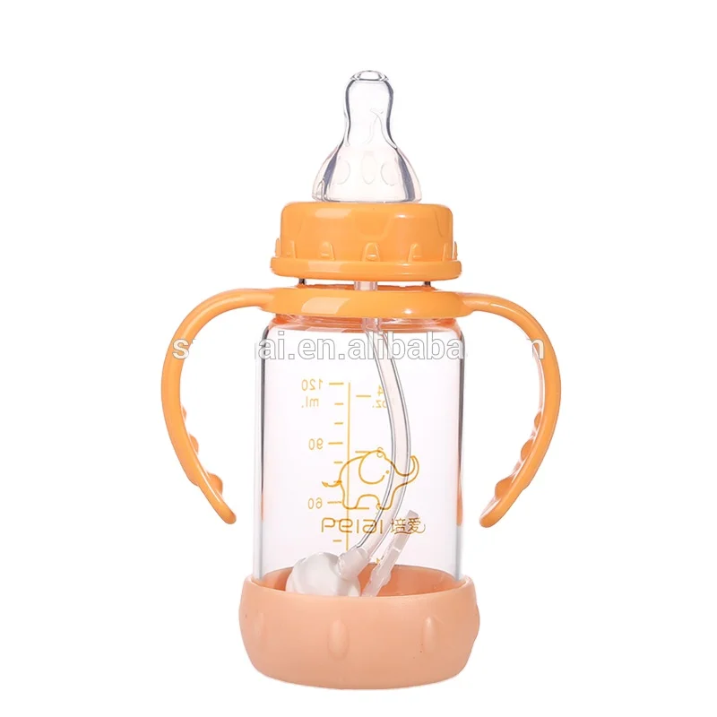 Custom BPA Free 240ml Or 120ml Silicone Baby Bottle Cover