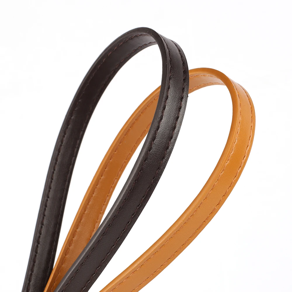 New Spot Pu Leather Bag Strap 72cm Lengthened Rivet Leafshaped