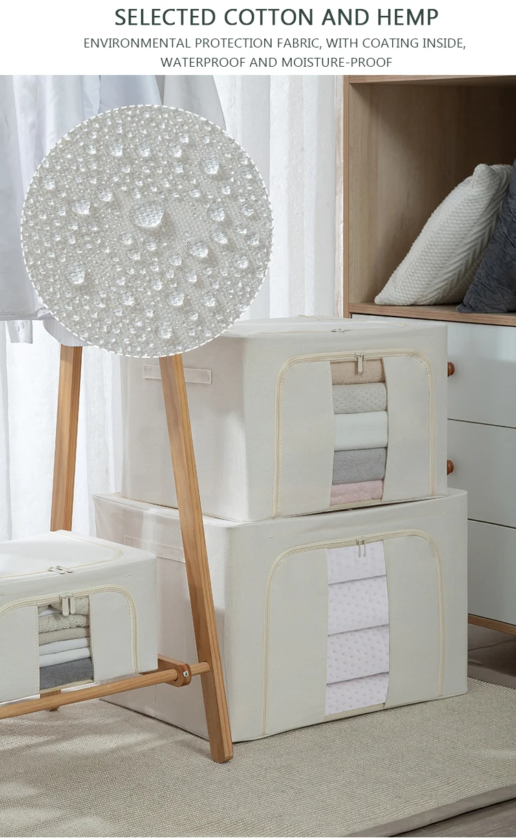 Waterproof Foldable Oxford Fabric Storage Box Large Capacity Storage