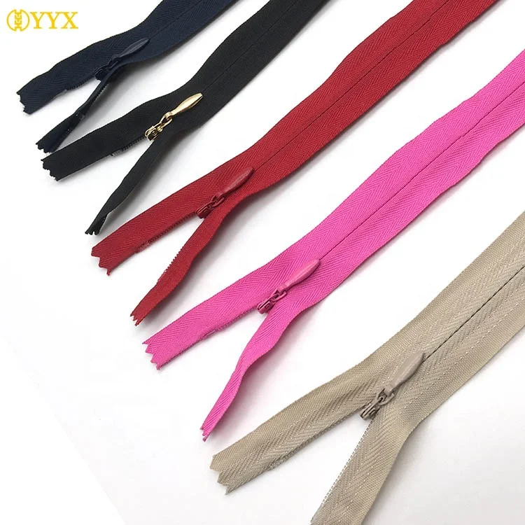 Custom Reverse Zippers Invisible Nylon Zipper Lace Tape Buy Reverse