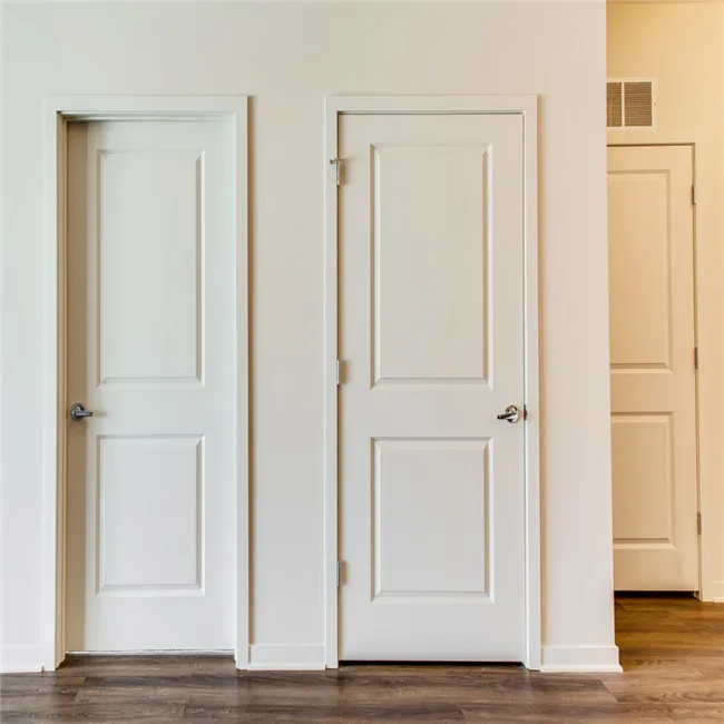 Joggle joint structure solid wood materials casement door design