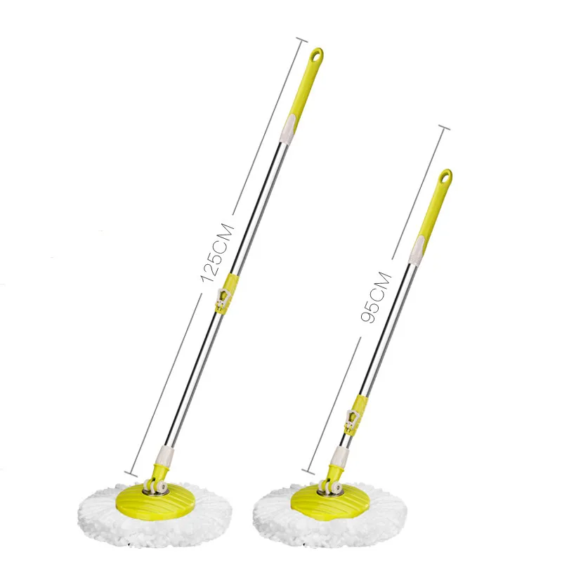 Швабра и ведро для мытья пола из микрофибры с вращением на 360 градусов