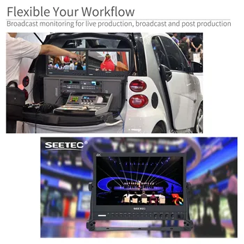 SEETEC P133-9HSD 13.3 Inch Aluminum Design IPS Pro Broadcast LCD Monitor with 3G-SDI   AV YPbPr Factory Direct Price detail image