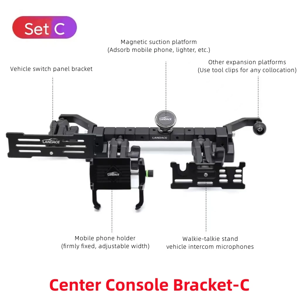 4x4 Vehicle Jeep Wrangler Accessories Console Bracket Vehicle Mobile