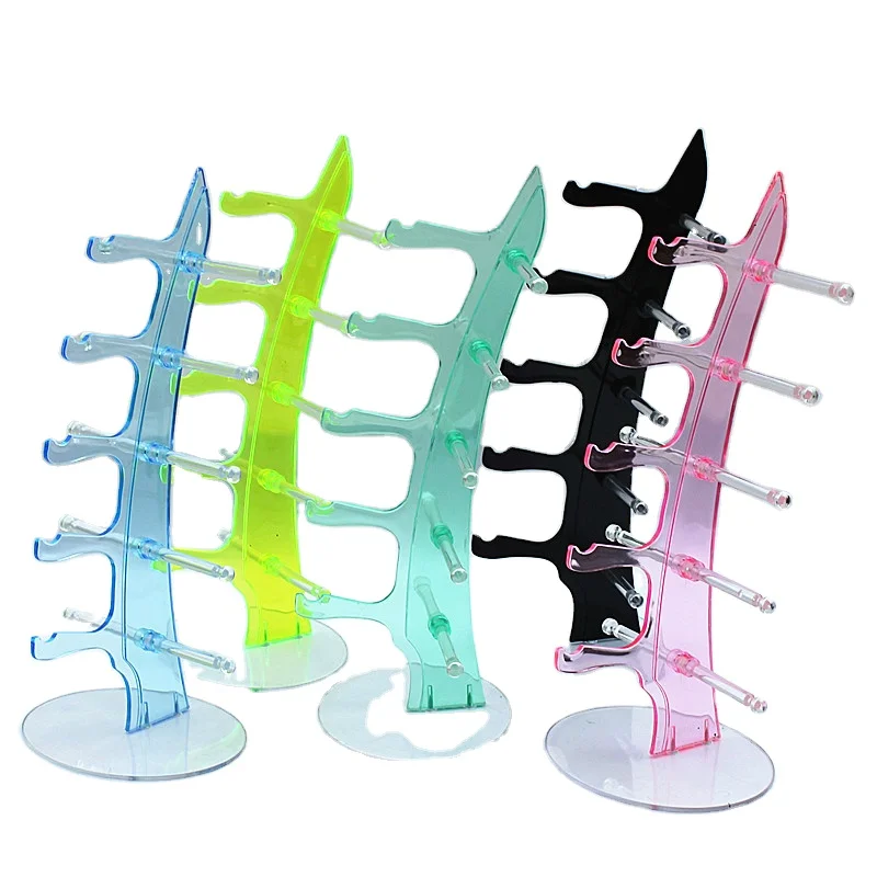 Несколько цветов, детские носки, 5 пар Пластиковые оправы для очков очки солнцезащитные очки для глаз, солнцезащитные очки дисплей стенд держатель ювелирных изделий