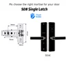 Argent-50# loquet simple