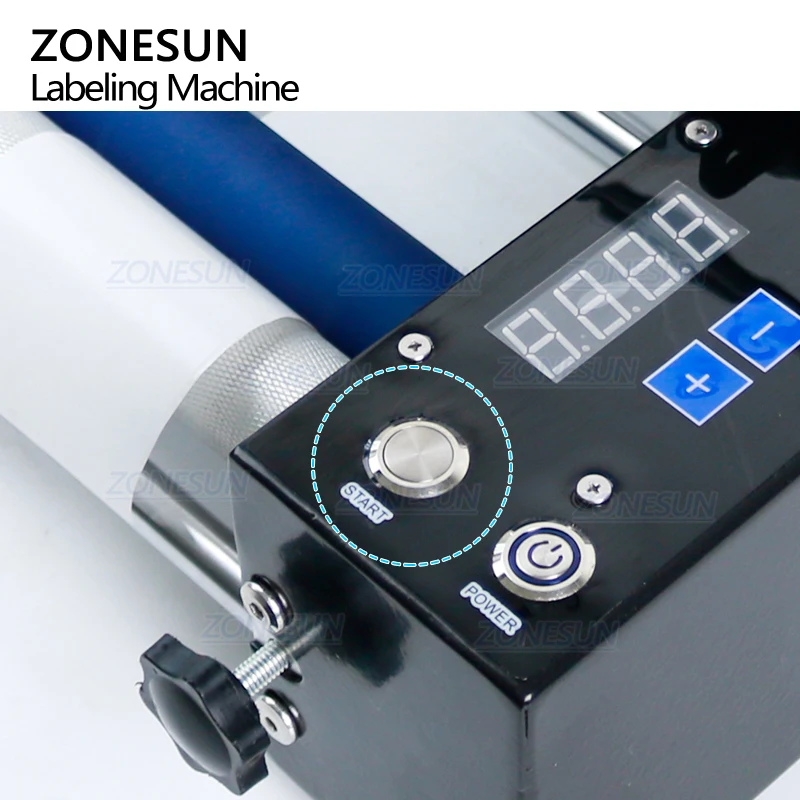 ZONESUN ZS-TB50SM - Efficient Small Round Bottle Labeling