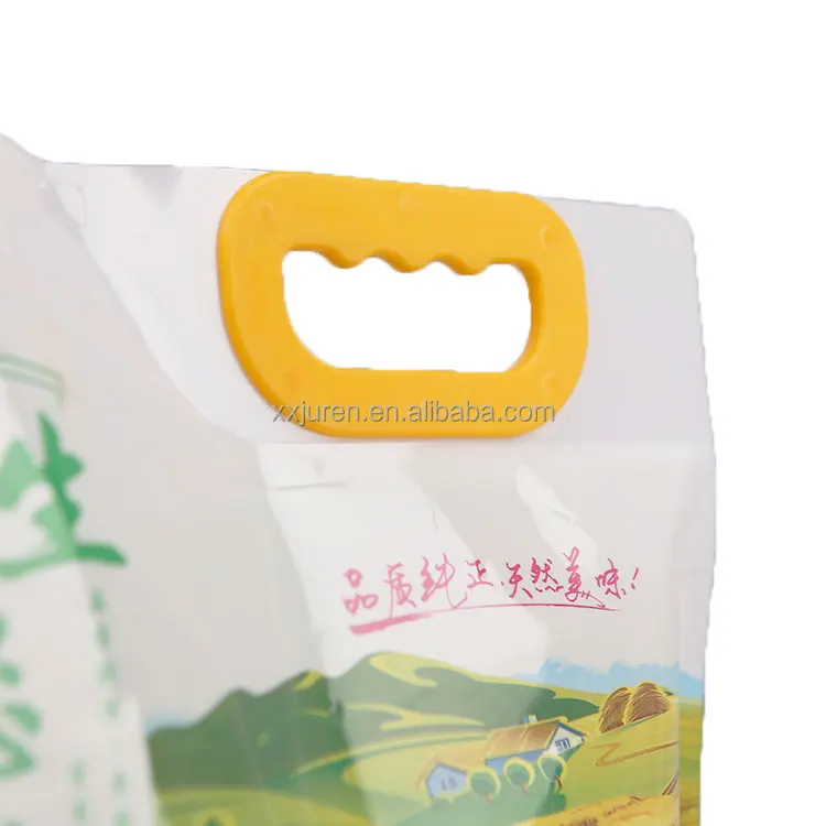 2.5kg 5kg 10kg Rice Packing Bag Plastic Buckle Handheld Rice Packing