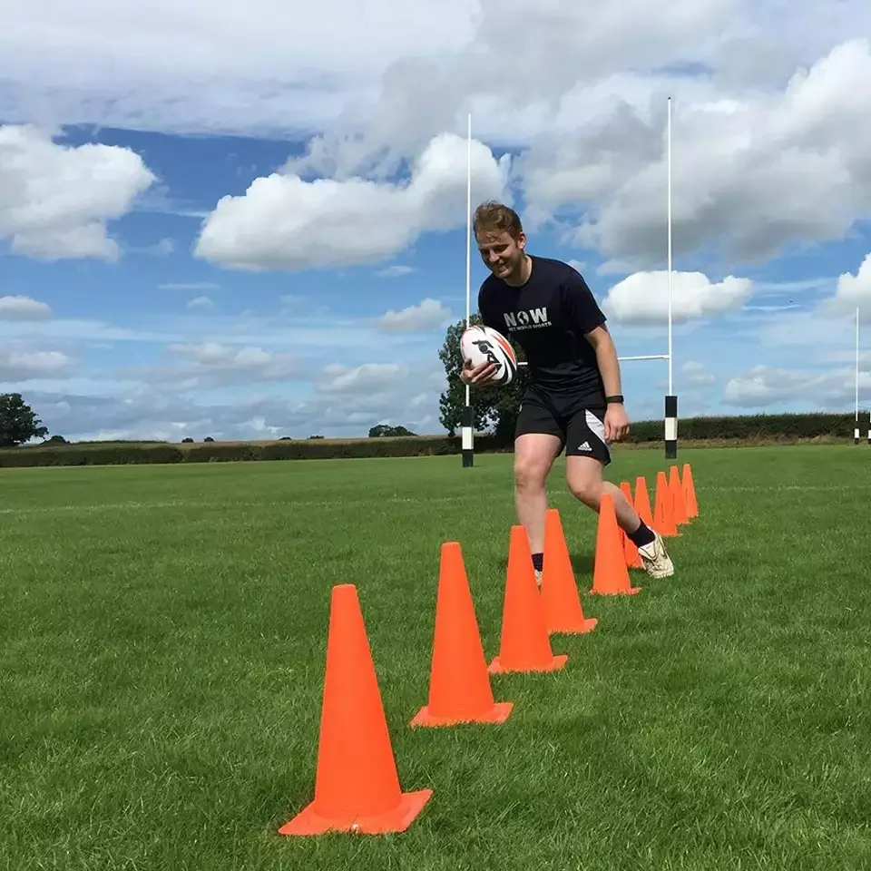 product multicolor plastic sports equipment for football  soccer training obstacle roadblock agility hurdles and field marker cones-8