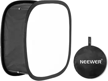 Neewer LED Light Panel Softbox for 480 LED Light-9.25x9.25 Inches Opening, Foldable With Locking Tape and Carry Bag for Photo detail image
