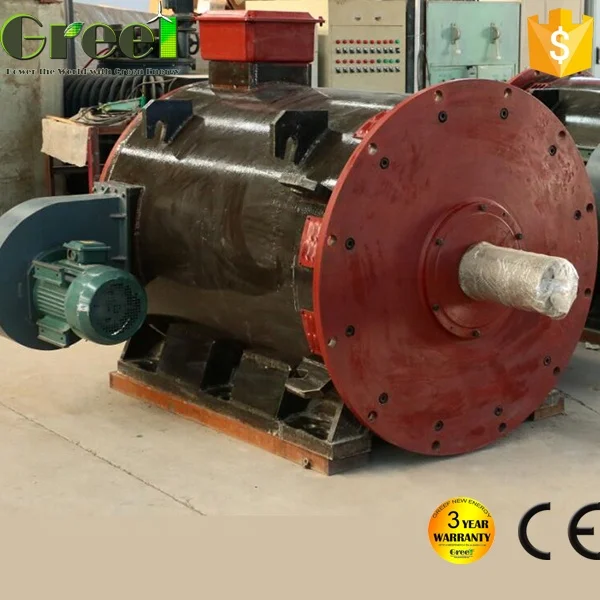 AC Megawatt 1MW Permanent Magnet Generator, Low Torque Higher Power