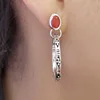 Ancient silver and red agate