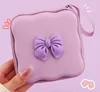 Purple butterfly storage bag
